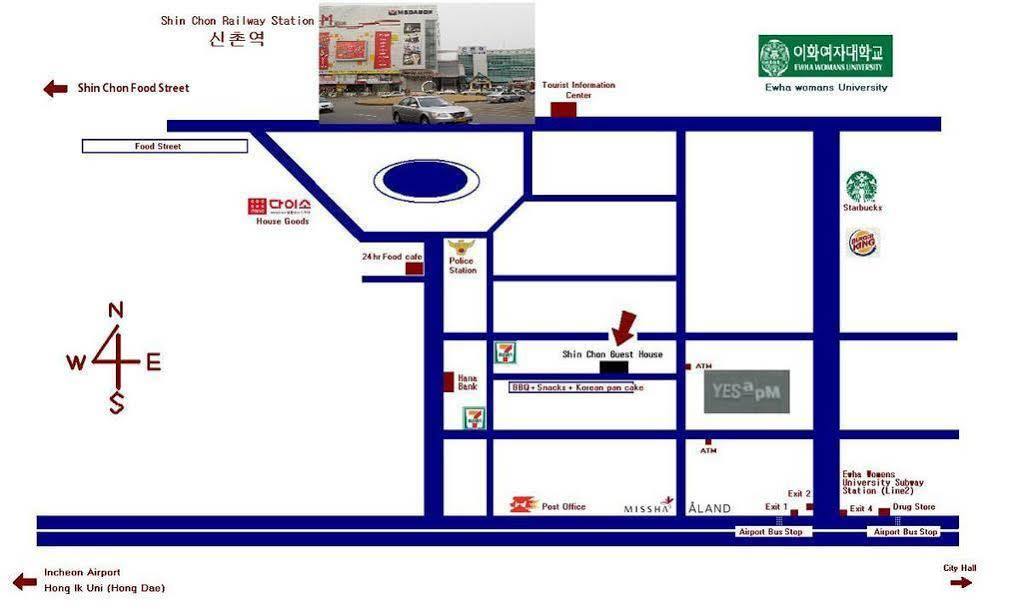 Shinchon Guest House Seoul Eksteriør billede